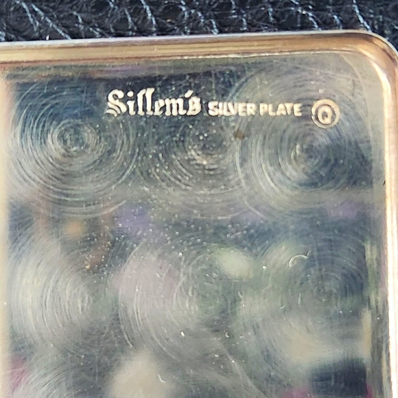 Sillems Silver Plate Card Holder - Picture 5 of 5